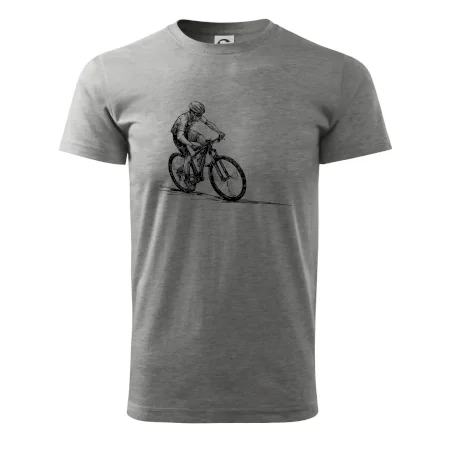 MTB kreslený cyklista