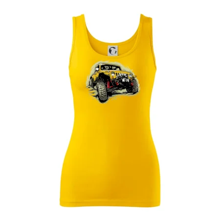 Žlutý offroad s navijákem
