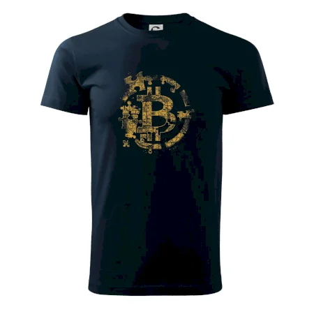 Logo bitcoin puzzle