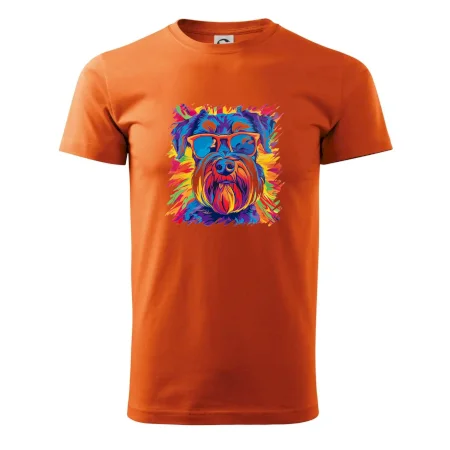 Knírač barevný styl 70s