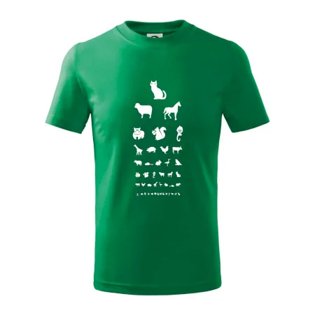 Oční test zvířatka
