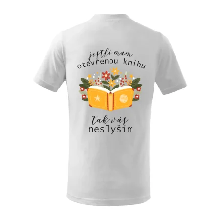 Jestli mám otevřenou knihu, tak vás neslyším