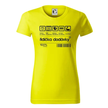 Čárový kód - řidička dodávky