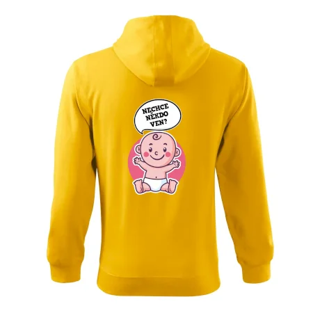 Nechce někdo ven - Triko pro porodní asistentku