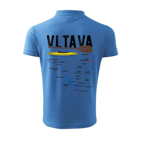 Mapa řeky Vltavy