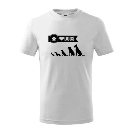I love dogs - tlapka