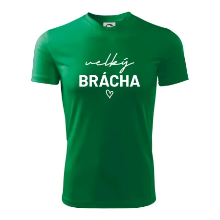 Velký brácha - nápis na prsou