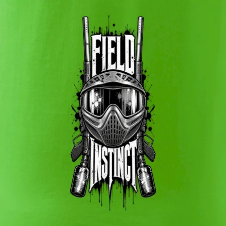 Černobílá maska field instinct paintball