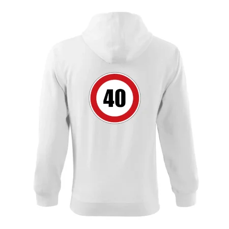 Dopravní značka - omezení rychlosti 40
