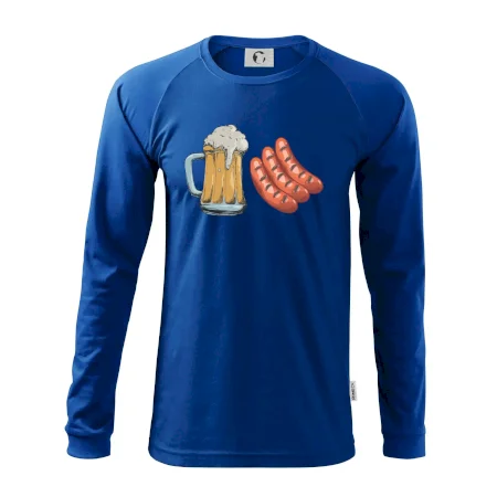 Pivo a klobása