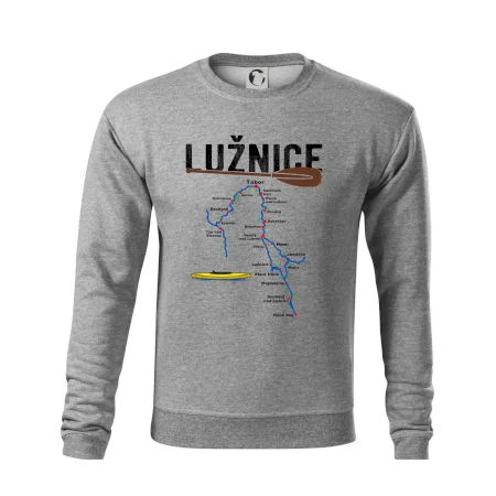 Mapa řeky Lužnice