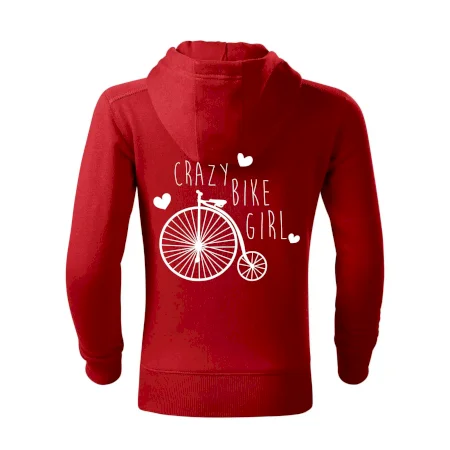 Crazy bike girl