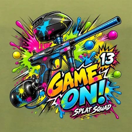 Barevná exploze game on paintball