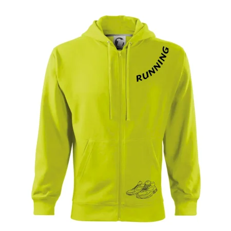 Running nápis šikmo
