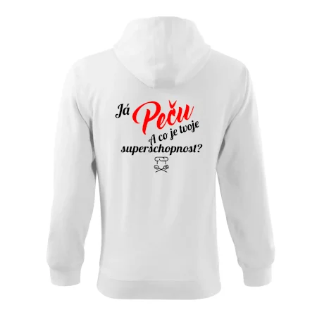 Já peču - tvoje superschopnost? šikmý nápis