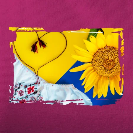 Ukrajina slunečnice a kroj