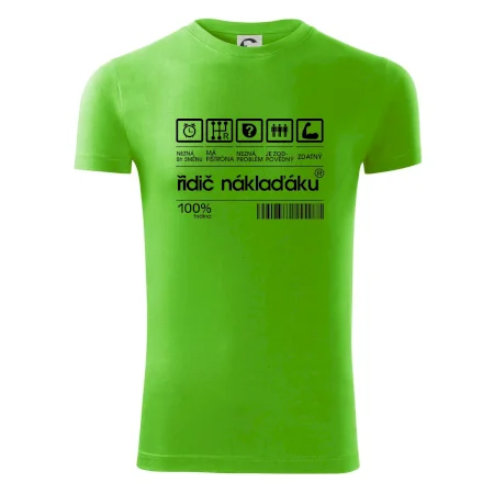 Čárový kód řidič náklaďáku