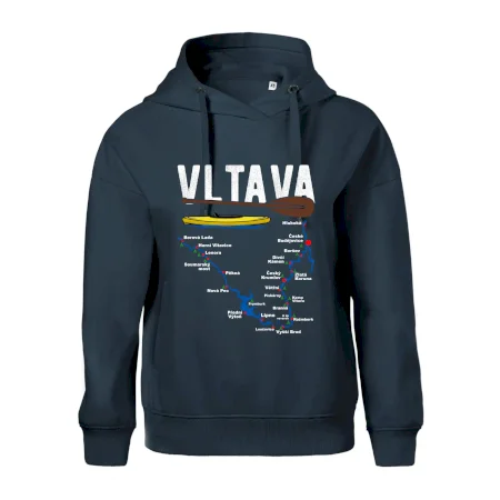 Mapa řeky Vltavy