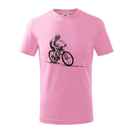 MTB kreslený cyklista