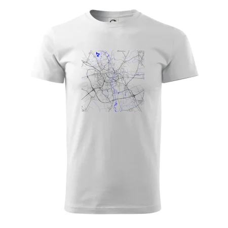 Olomouc - Mapa s vodními toky