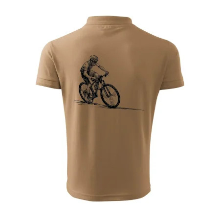 MTB kreslený cyklista