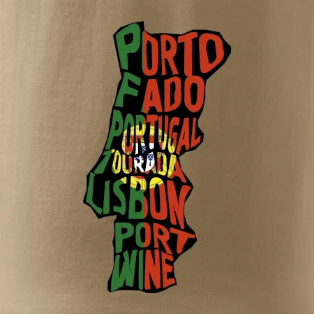 Mapy - názvy měst - Portugalsko