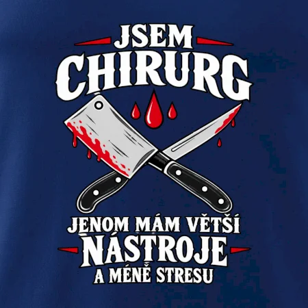 Řezník chirurg s většími nástroji
