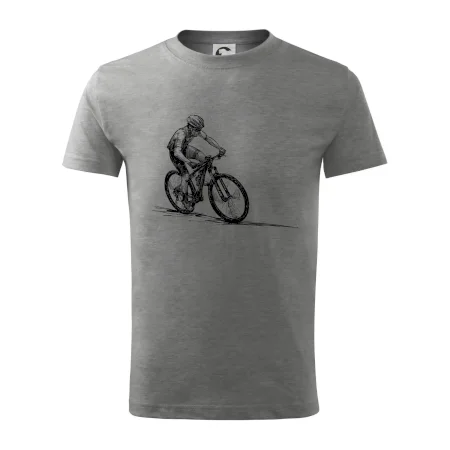 MTB kreslený cyklista