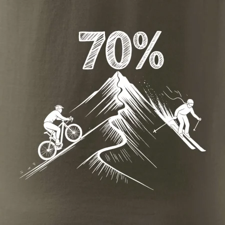 Narozeniny cyklista a lyžař 70
