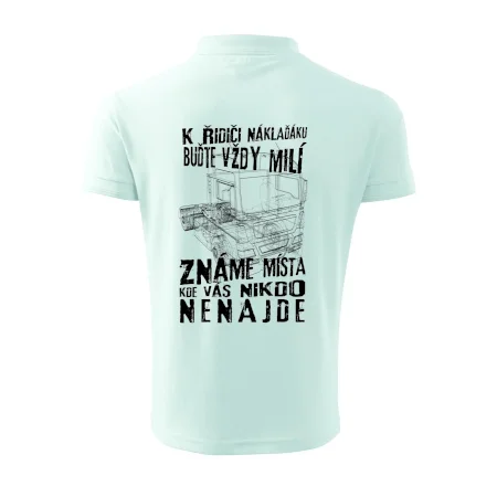 K řidiči náklaďáku buďte vždy milý