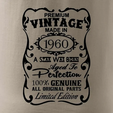 Vintage Etiketa - 1960