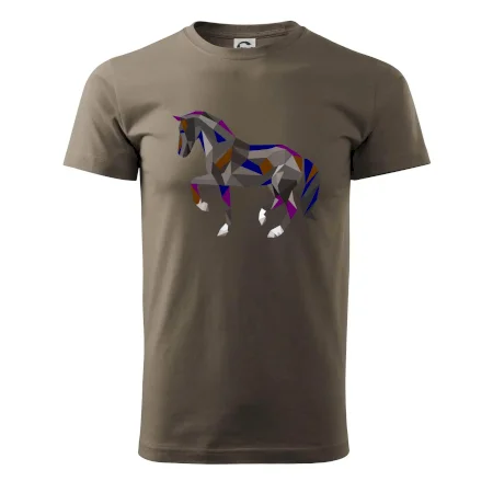 Kůň geometrie barevný