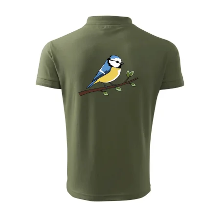 Sýkorka modřinka na větvi