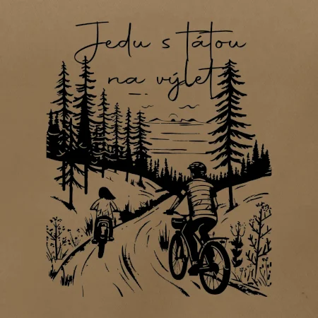Cyklistika  - Jedu s tátou na výlet - Táta a dcera