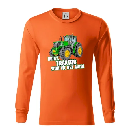 Holky, traktor stojí víc než auto