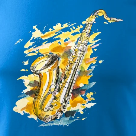 Saxofon malovaný