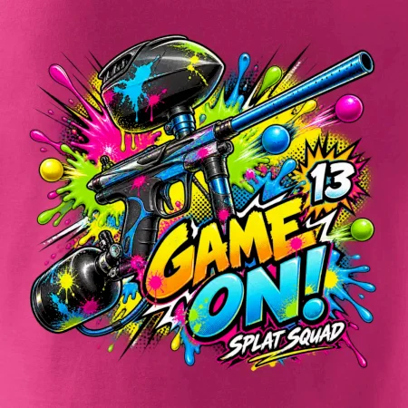 Barevná exploze game on paintball
