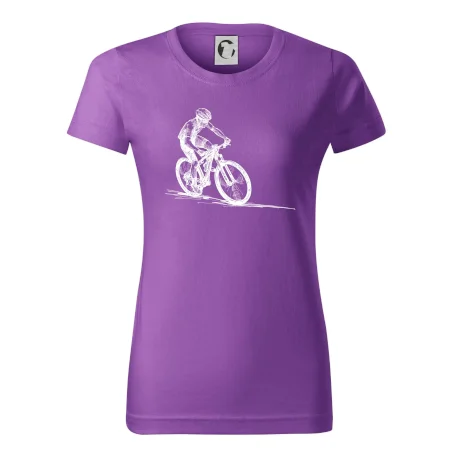 MTB kreslený cyklista