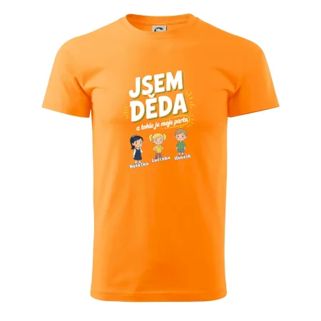 Děda a jeho parta (obrázky a jména vnuků)