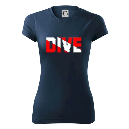 Dive nápis vlajka