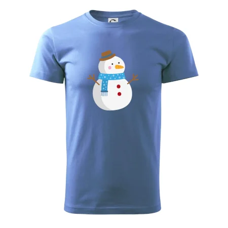 Sněhulák se šálou