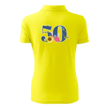 Květinové číslo kreslené - 50