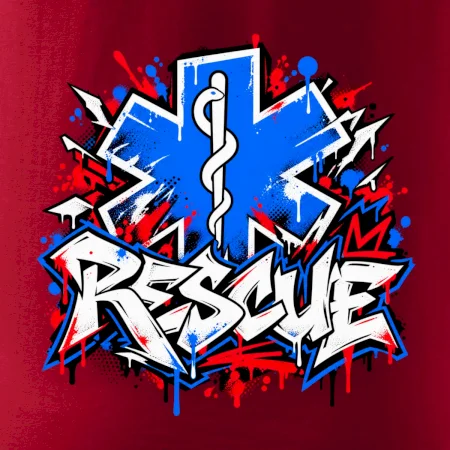 Rescue - Graffiti nápis