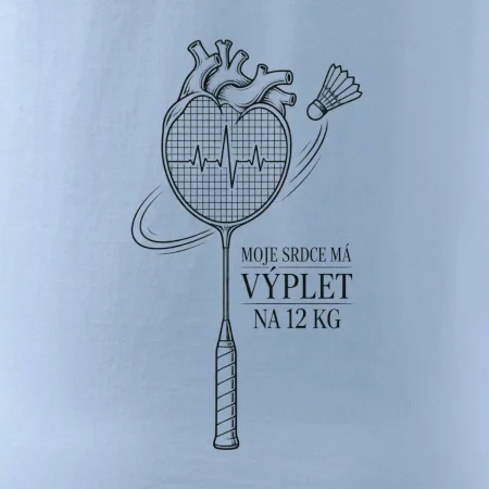 Badminton srdce s výpletem