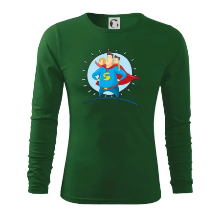 Táta superman - holka a kluk