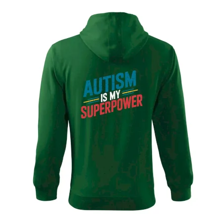 Šikmý nápis Autism is my superpower