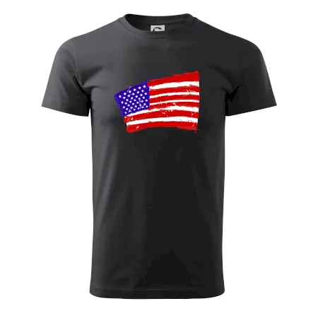 Americká vlajka ohnutá