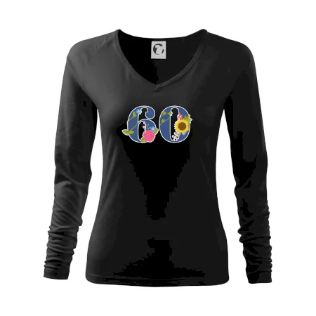 Květinové číslo kreslené - 60