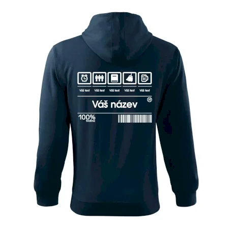 Čárový kód - Vlastní text