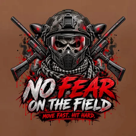 Lebka bojovníka no fear paintball
